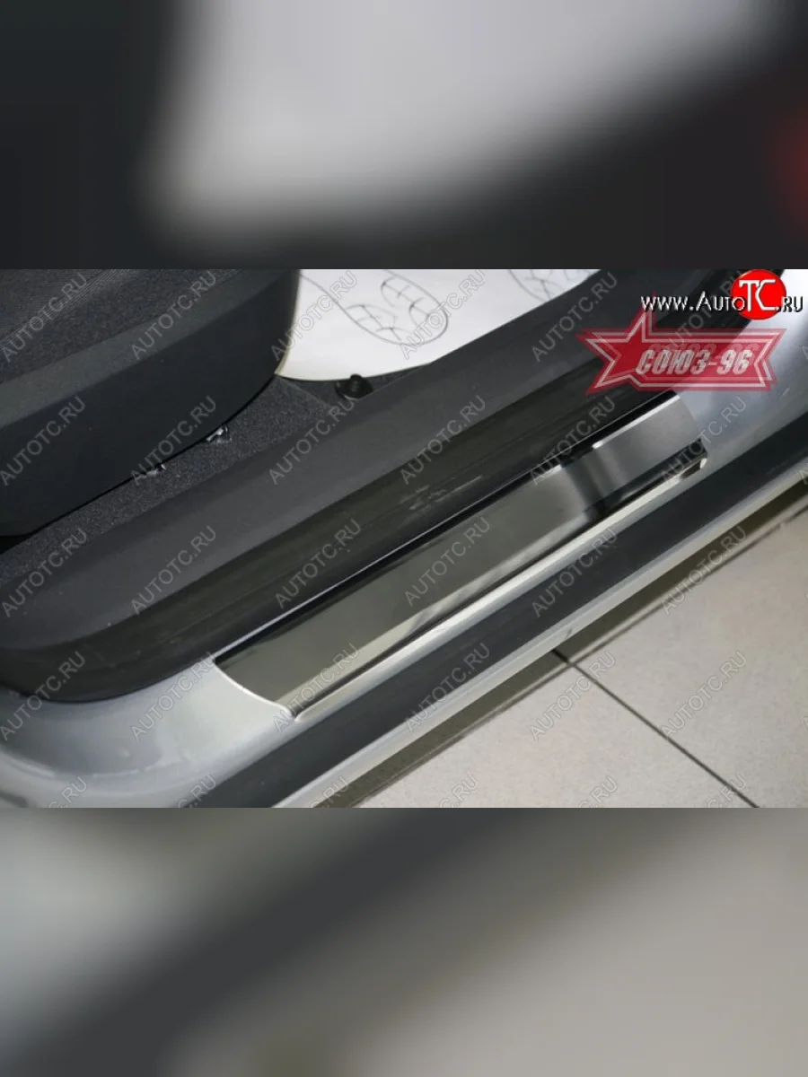 Накладки на внутренние пороги Souz-96 Opel Astra H универсал рестайлинг (2007-2015)  в Керчи Республика Крым