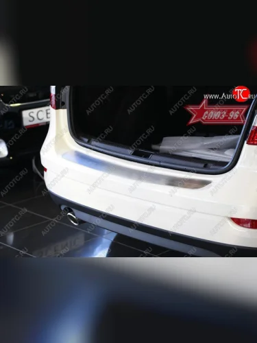 Накладка на задний бампер (рестайлинг) Souz-96 Renault Fluence дорестайлинг (2010-2012)