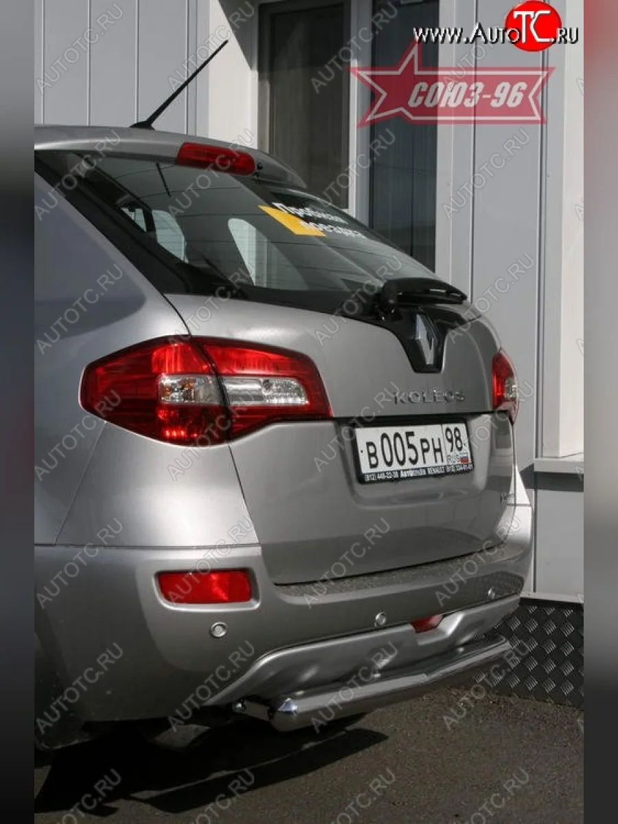 Защита заднего бампера Souz-96 (d76) Renault Koleos 1 Phase 2 (2011-2013)  в Керчи Республика Крым