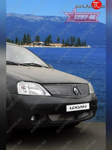 Декоративные элементы воздухозаборника Souz-96 (d10) Renault Logan  1 (2004-2010) дорестайлинг