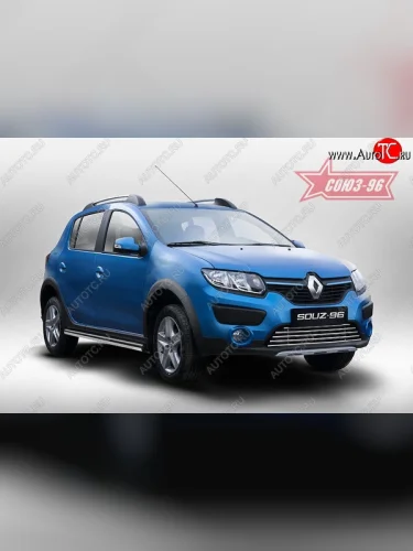 Декоративный элемент воздухозаборника Souz-96 Stepway (d16) Renault Sandero Stepway  (B8) (2014-2018) дорестайлинг