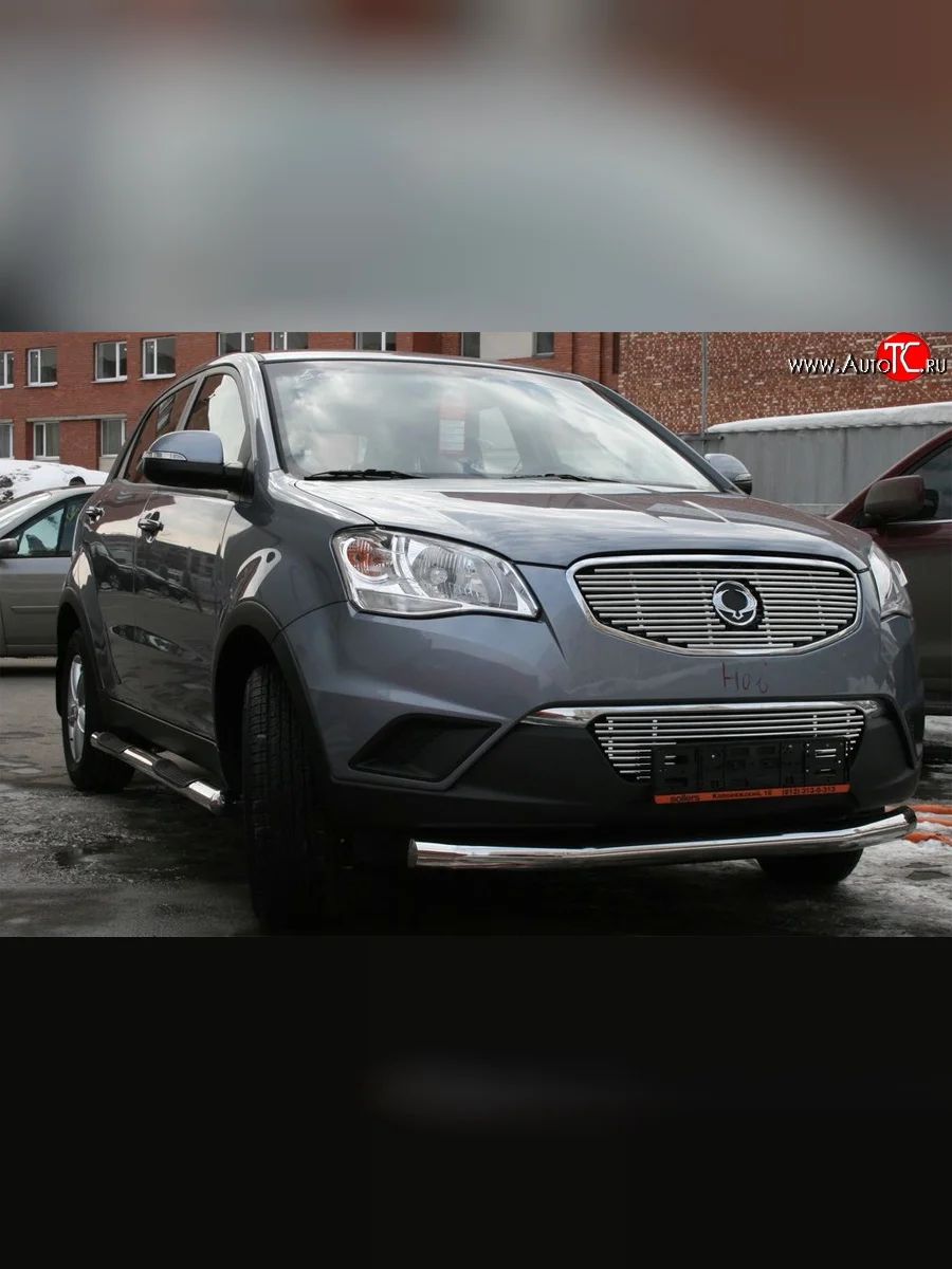 Декоративная вставка воздухозаборника Novline SSANGYONG Actyon дорестайлинг (2010-2013)  с доставкой в г. Пермь