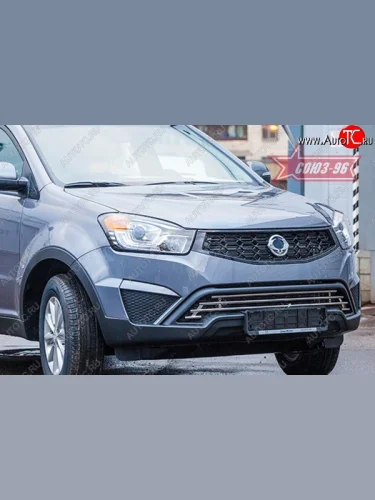 Декоративный элемент воздухозаборника Souz-96 (d16) SSANGYONG Actyon рестайлинг (2013-2021)