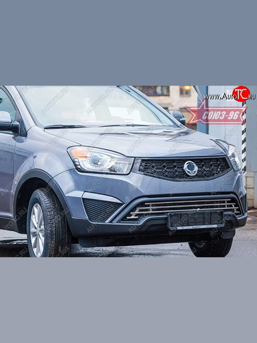 Декоративный элемент воздухозаборника Souz-96 (d16) SSANGYONG Actyon рестайлинг (2013-2021)  с доставкой в г. Керчь