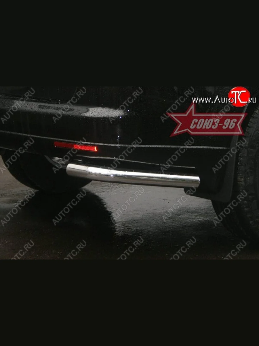 Защита заднего бампера Souz-96 (d60) SSANGYONG Rexton Y250 (2006-2012)  с доставкой в г. Пермь