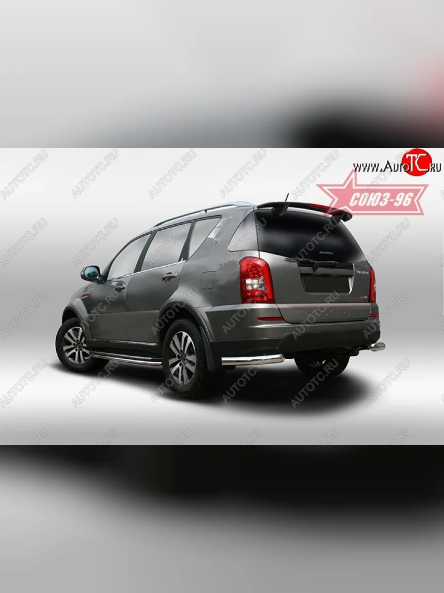Защита задняя уголки d76,Ssang Yong Rexton 2013- SSANGYONG Rexton Y290 (2012-2017)  с доставкой в г. Керчь