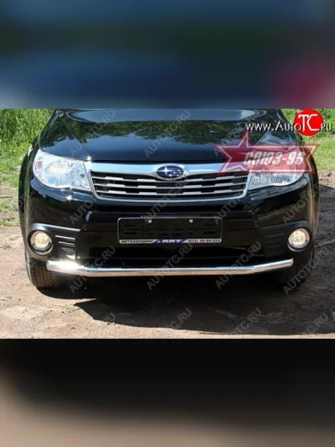 Защита переднего бампера одинарная Souz-96 (d60) Subaru Forester  SH (2008-2013)