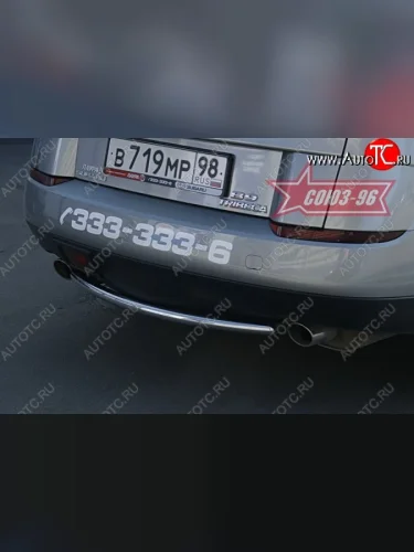 Защита заднего бампера Souz-96 (d42) Subaru Tribeca (2008-2014)