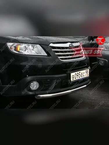 Защита переднего бампера одинарная Souz-96 (d60) Subaru Tribeca (2008-2014)