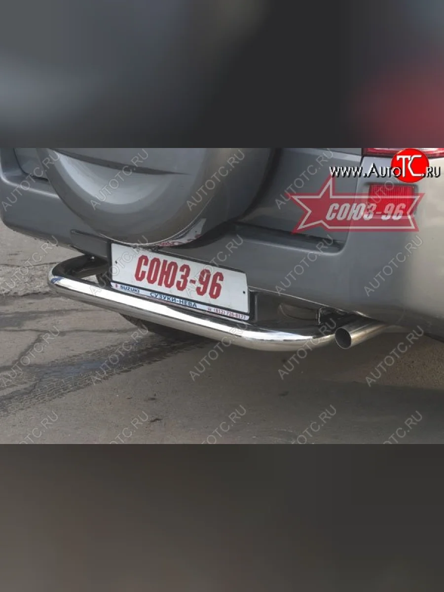 Защита заднего бампера Souz-96 (d60) Suzuki Grand Vitara JT 3 двери дорестайлинг (2005-2008)  в Керчи Республика Крым