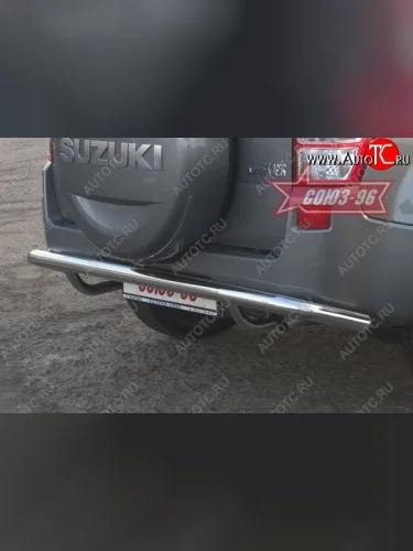 Защита заднего бампера Souz-96 (d60) Suzuki Grand Vitara  JT 5 дверей (2005-2008) дорестайлинг