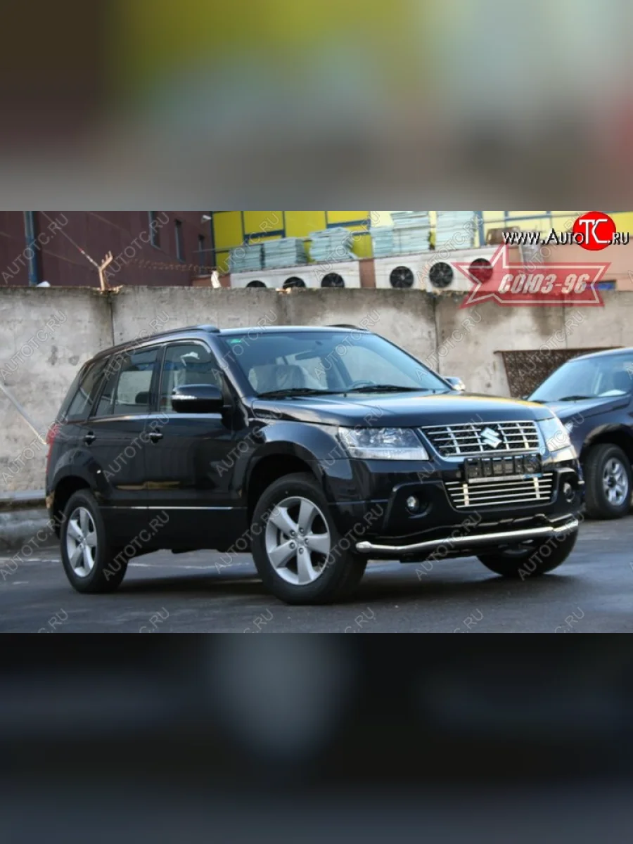 Защита переднего бампера одинарная Souz-96 (d60)  Suzuki Grand Vitara (2008-2012) JT 3 двери, JT 5 дверей  в Керчи Республика Крым