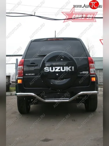 Защита заднего бампера из фигурной трубы диаметром 60 мм Souz-96 Suzuki Grand Vitara  JT 5 дверей (2005-2008) дорестайлинг