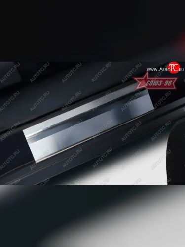 Накладки на внутренние пороги Souz-96 Suzuki SX4 JYB, JYA хэтчбэк дорестайлинг (2013-2016)