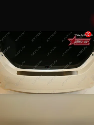 Накладка на задний бампер Souz-96 Toyota Corolla  E180 (2013-2019) дорестайлинг, рестайлинг