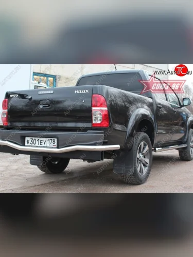 Защита заднего бампера Souz-96 (d60) Toyota Hilux  AN10,AN20 (2008-2011) 1-ый рестайлинг
