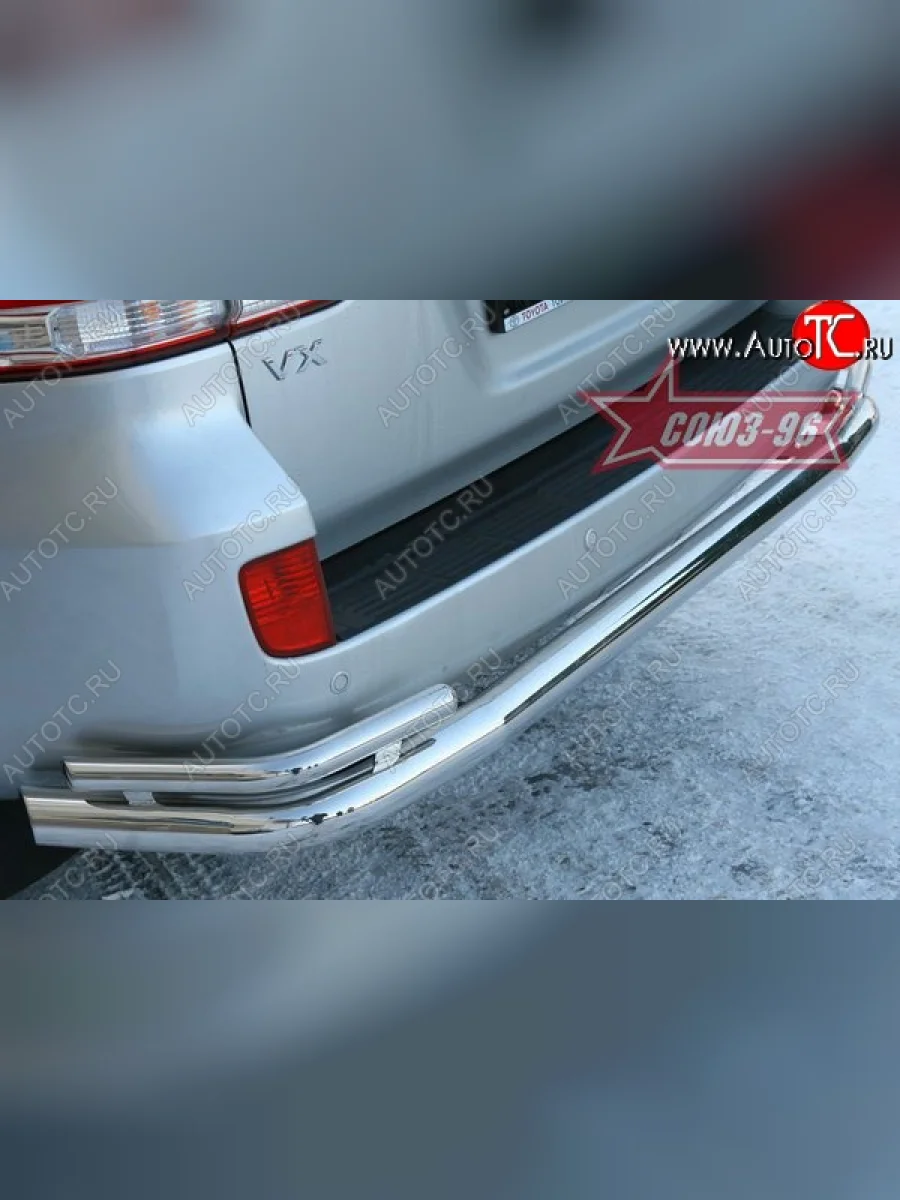 Защита заднего бампера Souz-96 (d76/42)  Toyota Land Cruiser (2007-2012) 200  в Керчи Республика Крым