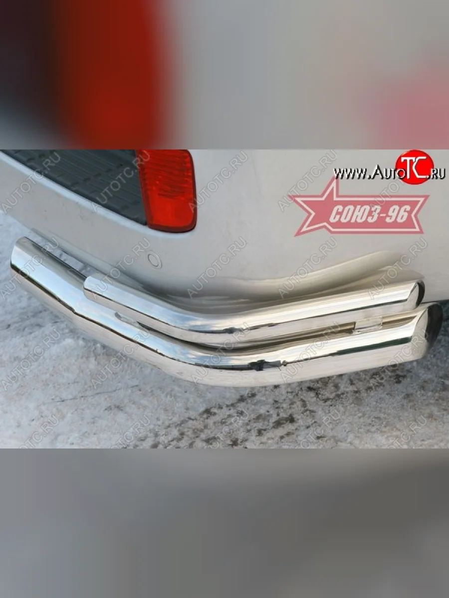 Защита заднего бампера Souz-96 (d76/42)  Toyota Land Cruiser (2007-2012) 200  в Керчи Республика Крым