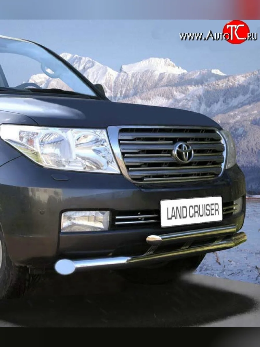 Декоративные вставки воздухозаборника Novline (d16 мм)  Toyota Land Cruiser (2007-2012) 200  в Перми Пермском крае