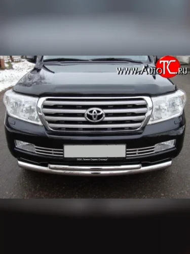 Декоративные вставки воздухозаборника Novline (d10 мм) Toyota Land Cruiser  200 (2007-2012) дорестайлинг