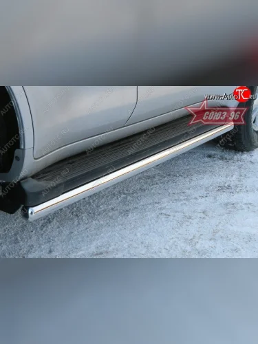 Защита штатных порогов Souz-96 (d60) Toyota Land Cruiser  200 (2007-2012) дорестайлинг