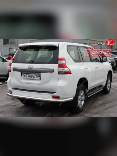 Защита заднего бампера Souz-96 (d76) Toyota Land Cruiser Prado  J150 (2013-2017) 1-ый рестайлинг
