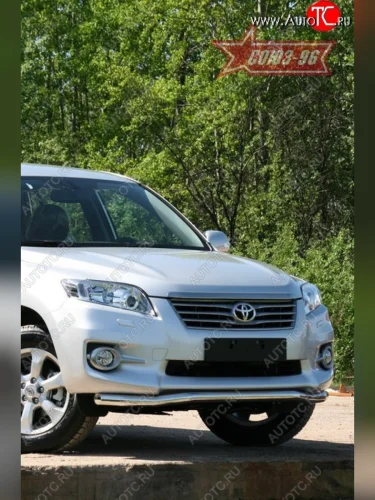 Защита переднего бампера одинарная Souz-96 (d60) Toyota RAV4  XA30 (2010-2013) 5 дв. 2-ой рестайлинг, 5 дв. удлиненный 2-ой рестайлинг