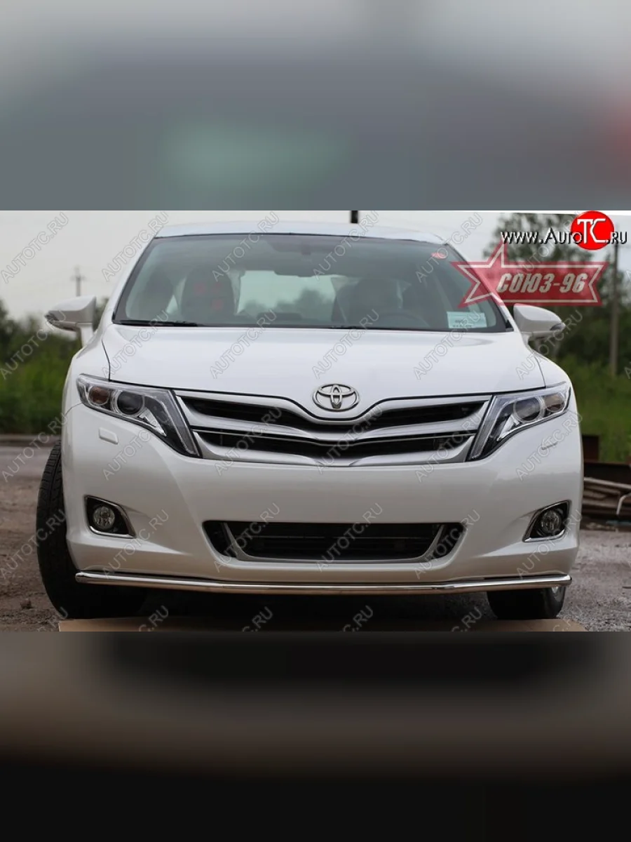Защита переднего бампера одинарная Souz-96 (d42) Toyota Venza GV10 дорестайлинг (2008-2012)  в Перми Пермском крае