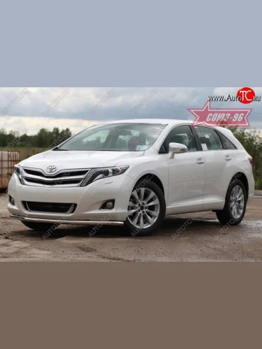 Защита переднего бампера одинарная Souz-96 (d60) Toyota Venza  GV10 (2008-2012) дорестайлинг