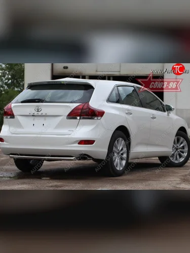 Защита заднего бампера Souz-96 Short (d60) Toyota Venza  GV10 (2008-2012) дорестайлинг