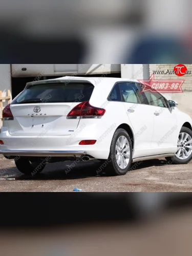 Защита заднего бампера рестайлинг Souz-96 Middle (d60) Toyota Venza  GV10 (2008-2012) дорестайлинг