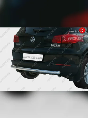 Защита заднего бампера Souz-96 (d60) Volkswagen Tiguan  NF (2006-2011) дорестайлинг