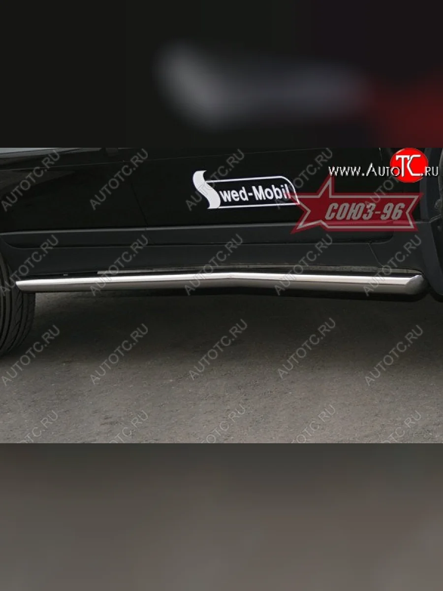 Защита штатных порогов Souz-96 (d60) Volvo XC90 C дорестайлинг (2002-2006)  в Керчи Республика Крым