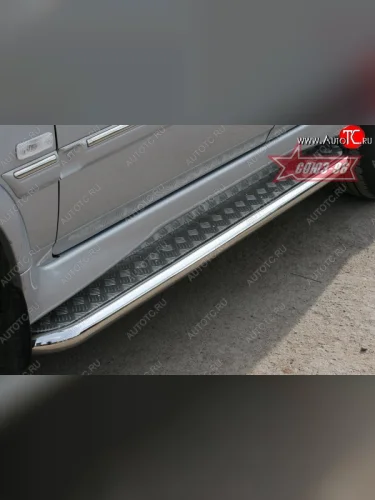 Защита порогов с листом Souz-96 (d60). ТАГАЗ Road Partner (2007-2011)