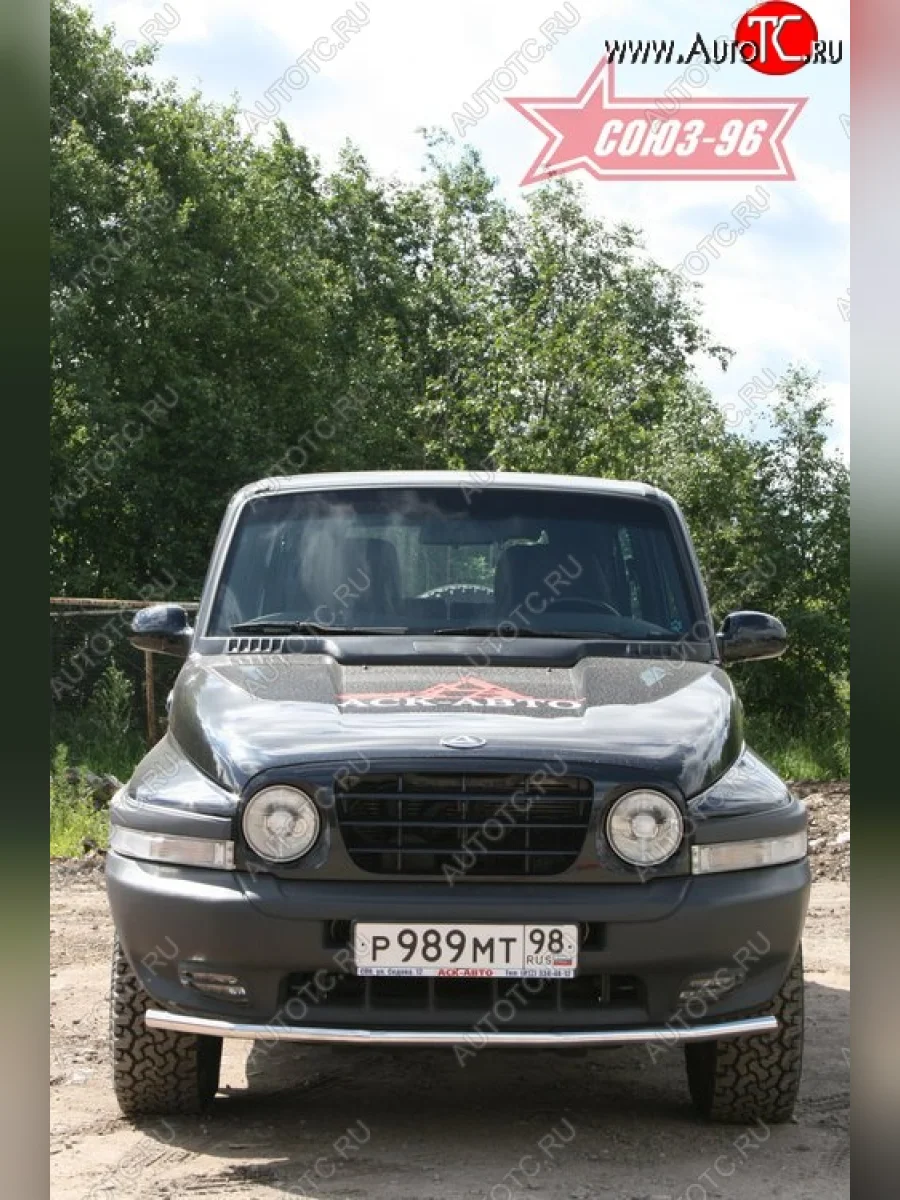 Защита переднего бампера Souz-96 (d42) ТАГАЗ Tager 3d (2008-2012)  в Керчи Республика Крым