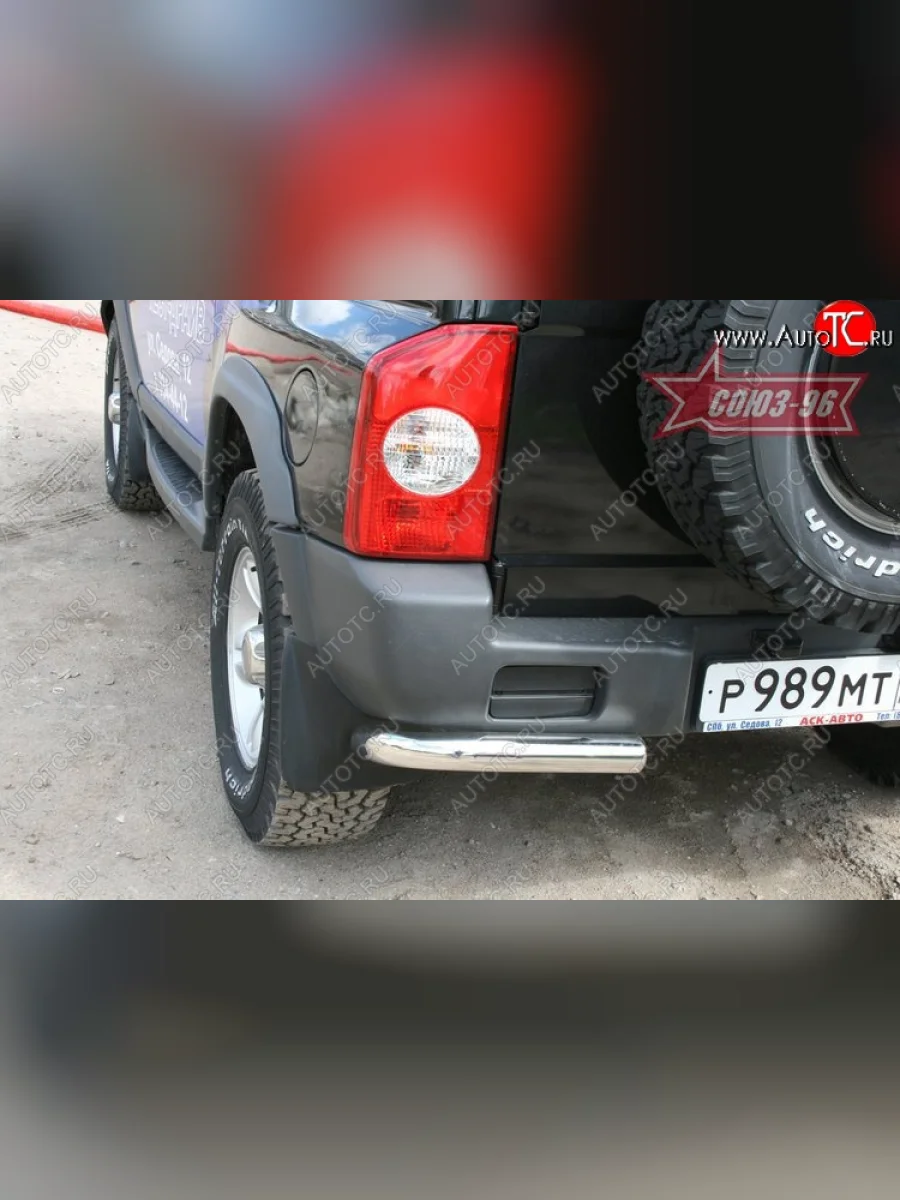 Защита заднего бампера Souz-96 (d76)  ТАГАЗ Tager (2008-2012) 3d  в Керчи Республика Крым