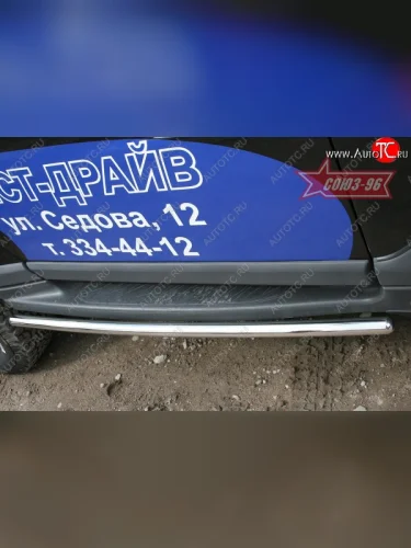 Защита штатных порогов Souz-96 (d42) ТАГАЗ Tager  3d (2008-2012)