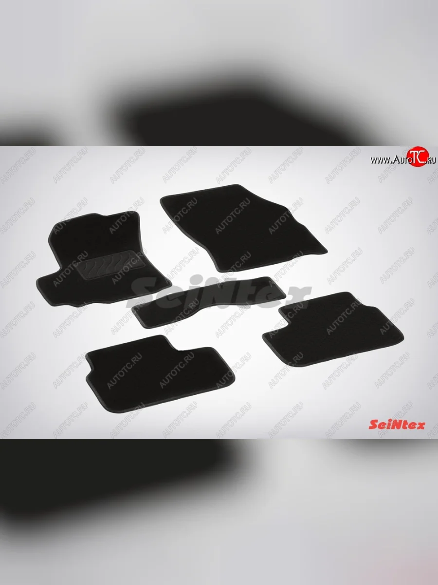 Износостойкие коврики в салон SeiNtex Premium LUX 4 шт. (ворсовые) Suzuki SX4 GYA,GYB  рестайлинг, хэтчбэк (2010-2016)  в Самаре Самарской области