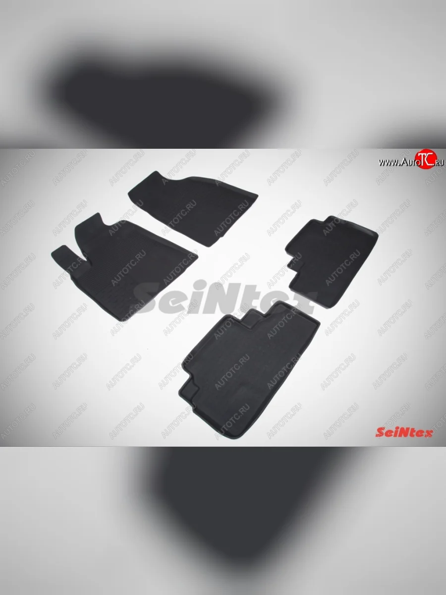 Износостойкие коврики в салон с высоким бортом SeiNtex Premium 4 шт. (резина) Lexus RX350 XU30 дорестайлинг (2003-2006)  в Керчи Республика Крым