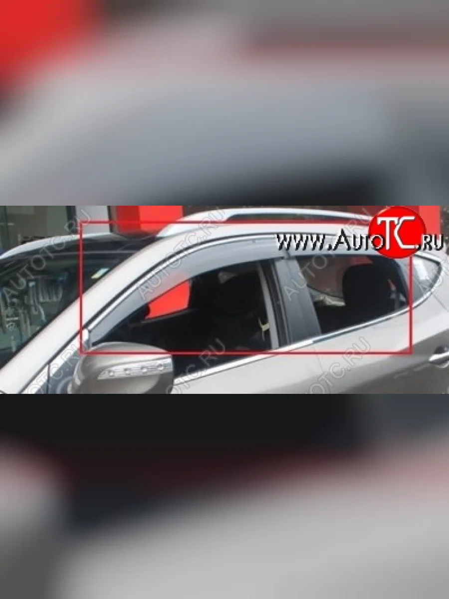 Комплект дефлекторов окон (ветровиков) 4 шт. СТ Mazda CX-5 KE рестайлинг (2015-2017)  в Керчи Республика Крым