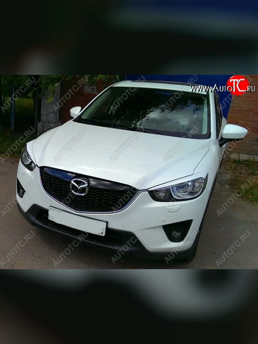 Реснички на фары CT v2 Mazda CX-5 KE рестайлинг (2015-2017) (Неокрашенные)  в Керчи Республика Крым