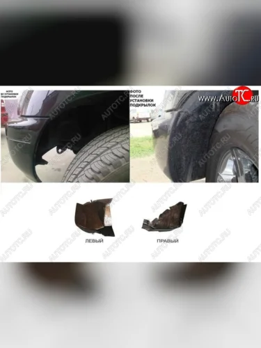 Передние подкрылки CT Lexus GX460 J150 дорестайлинг (2009-2013)