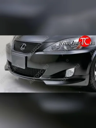 Накладка на передний бампер CT Lexus IS250 XE20 седан дорестайлинг (2005-2013)