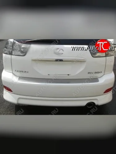 Накладка на задний бампер СТ v1 Lexus RX350 AL10 дорестайлинг (2008-2012)