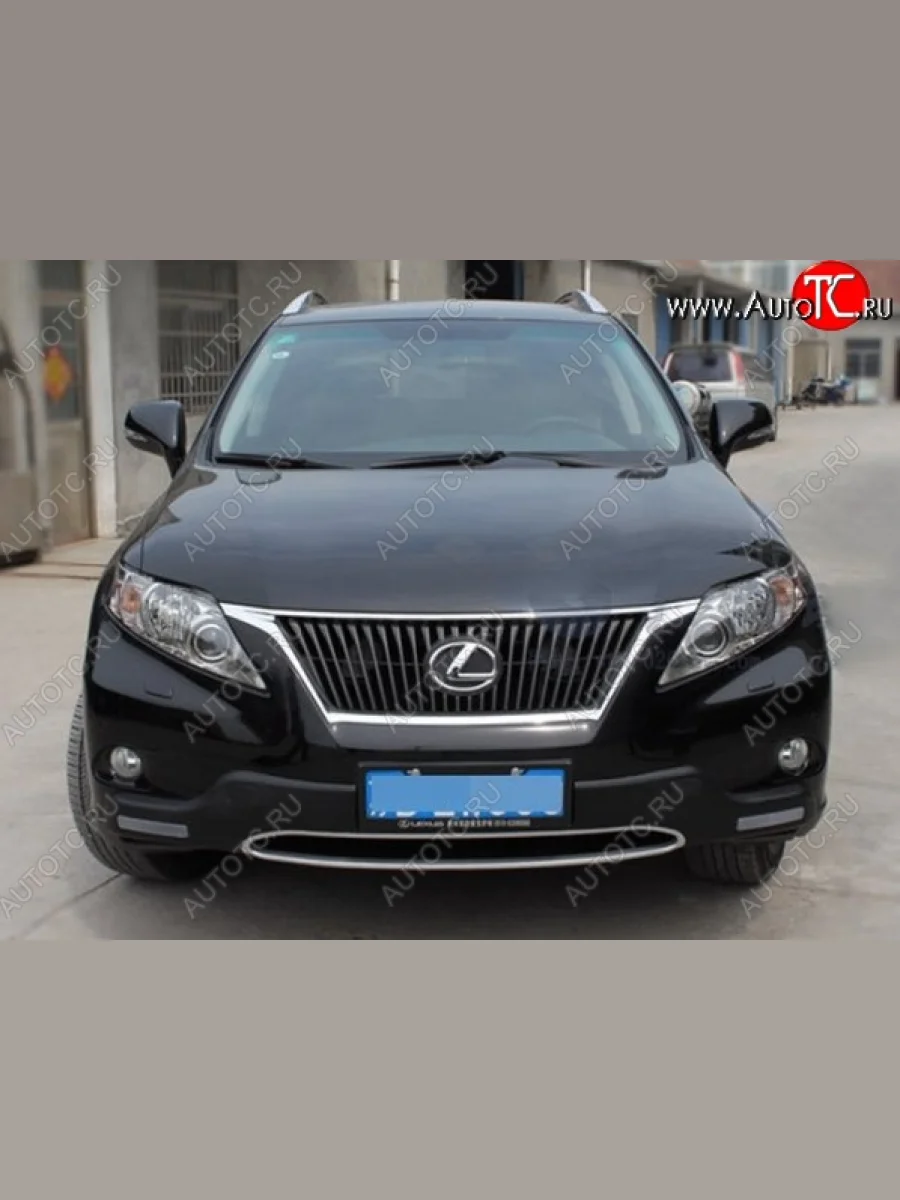 Накладка на передний бампер CT v2 v2 Lexus RX350 AL10 дорестайлинг (2008-2012) (Неокрашенная)  в Перми Пермском крае