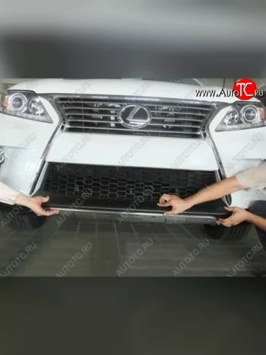 Накладка на передний бампер CT v3 v3 Lexus RX350 AL10 дорестайлинг (2008-2012)