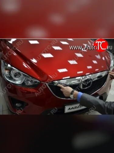 Накладка на капот СТ Mazda CX-5 KE дорестайлинг (2011-2014)