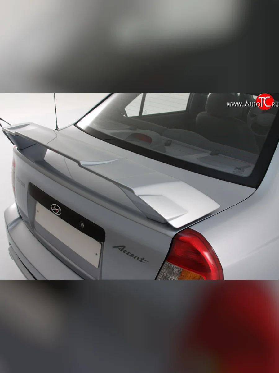 Спойлер Классик Hyundai Accent 2 LC седан дорестайлинг (ТагАЗ) (1999-2012) (Неокрашенный)  в Воронеже Воронежской области