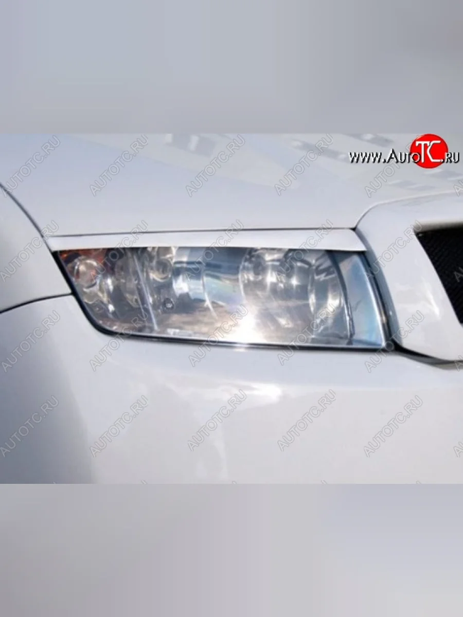 Реснички на фары CT Skoda Fabia Mk1 хэтчбек рестайлинг (2004-2008) (Неокрашенные)  в Керчи Республика Крым