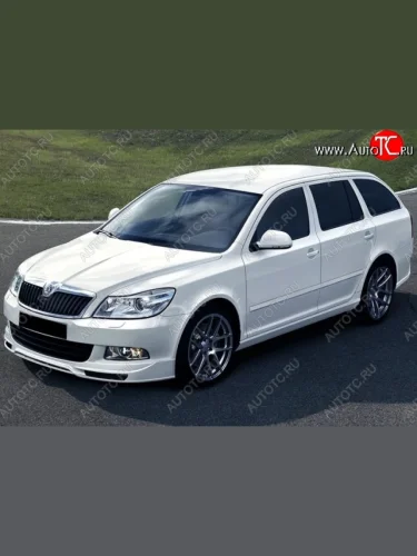 Накладка на передний бампер NEO Skoda Octavia A5 рестайлинг универсал (2008-2013)